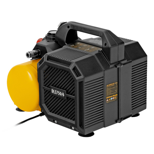 Компрессор  DLS750/6 безмасляный малошумный 750 Вт, 140 л/мин,ресивер 6 л Denzel по ценам производителя в Казани с доставкой по всей России
