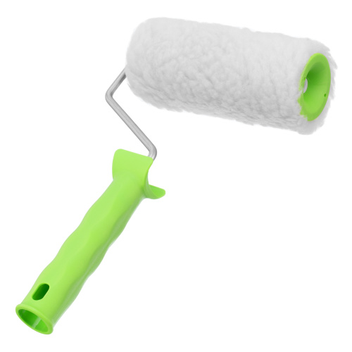 Валик с натуральным мехом, с ручкой, 150 мм, ворс 12 мм, D 48 мм, D ручки 6 мм, Сибртех купить в Москве с доставкой по всей России | ProtosMarket.ru