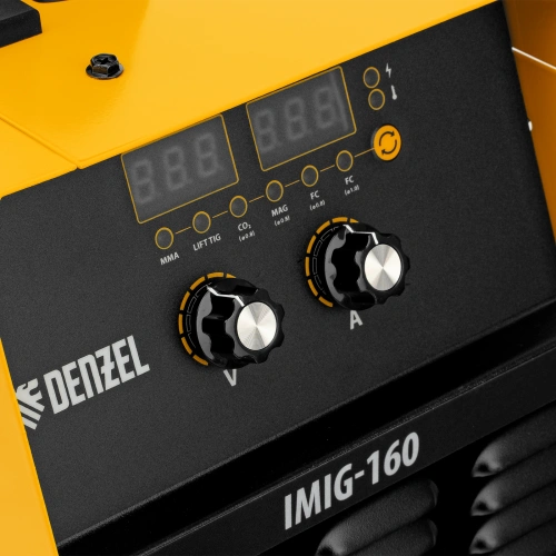 Аппарат инвертор. полуавтомат. cварки IMIG-160 Synergy, 160 А, ПВ 60%, катушка 5 кг Denzel купить в Москве с доставкой по всей России | ProtosMarket.ru
