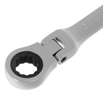 Ключ комбинированный трещоточный, 12 мм, CrV, шарнирный, зеркальный хром Matrix Professional купить в Москве с доставкой по всей России | ProtosMarket.ru