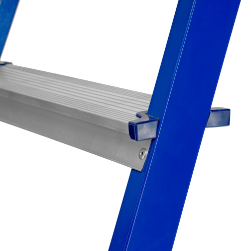 Стремянка, 9 ступеней, стальной профиль, алюминиевые ступени Сибртех купить в Москве с доставкой по всей России | ProtosMarket.ru