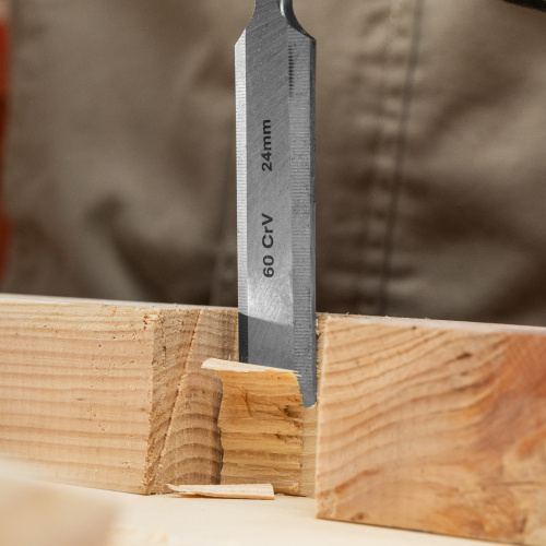 Набор долот-стамесок плоских "Тигровый глаз", 4 шт, 6-12-18-24 мм Matrix купить в Москве с доставкой по всей России | ProtosMarket.ru