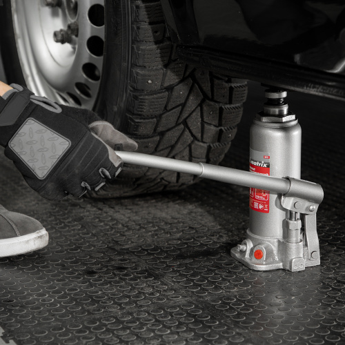 Домкрат гидравлический бутылочный, 5 т, высота подъема 216-413 мм Matrix купить в Москве с доставкой по всей России | ProtosMarket.ru