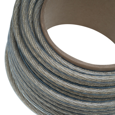 Трос металлополимерный прозрачный ПР-8.0, толщина 8.0 мм, моток 20 метров Сибртех купить в Москве с доставкой по всей России | ProtosMarket.ru