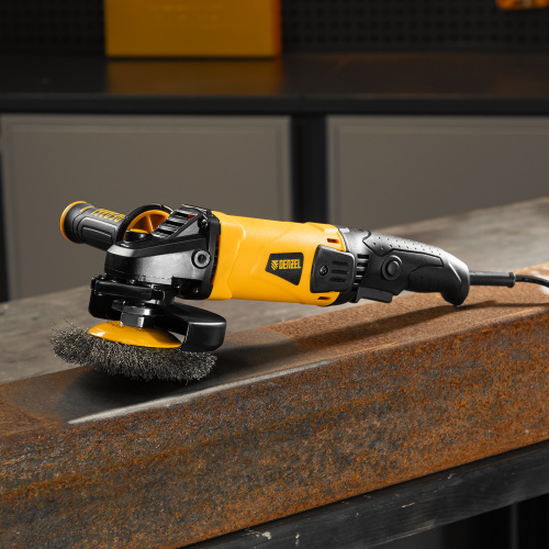 Машина шлифовальная угловая AG125-1100A, 1100 Вт, 125 мм, 3000-11000 об/мин Denzel купить в Москве с доставкой по всей России | ProtosMarket.ru