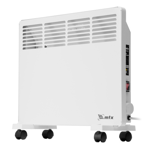 Конвектор электрический КМ-1000.1, 230 В, 1000 Вт, X-образный нагреватель, колеса, термостат MTX по ценам производителя в Казани с доставкой по всей России