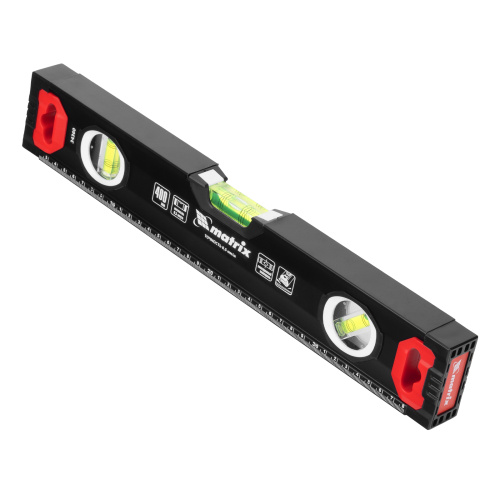 Уровень алюминиевый, усиленный, фрезерованный, 3 глазка, 400 мм Matrix купить в Москве с доставкой по всей России | ProtosMarket.ru