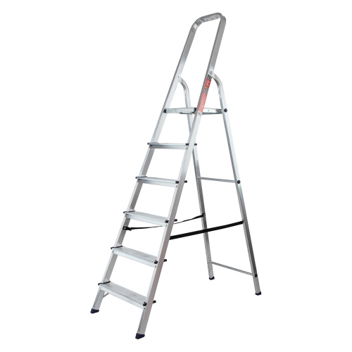 Стремянка усиленная, 6 ступеней, алюминиевая, MTX по ценам производителя в Казани с доставкой по всей России