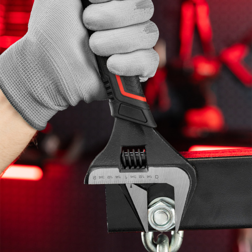 Ключ разводной, тонкие губки, фосфатированный, двухкомпонентная рукоятка, 250 мм, PRO Matrix купить в Москве с доставкой по всей России | ProtosMarket.ru