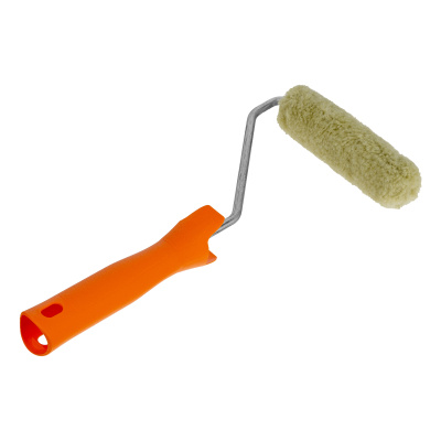 Мини-валик в сборе "Фасадные работы", 110 мм, ворс 12 мм, D 16 мм, D ручки 6 мм, полиакрил, полиэстер Сибртех купить в Москве с доставкой по всей России | ProtosMarket.ru