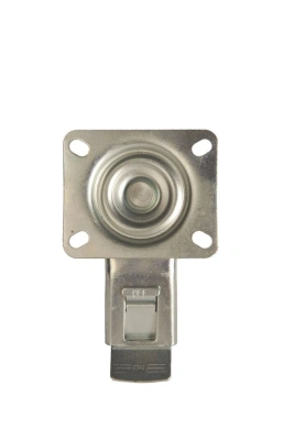 Колесо поворотное серая резина SCB 42 f 100 мм с тормозом по ценам производителя в Казани с доставкой по всей России