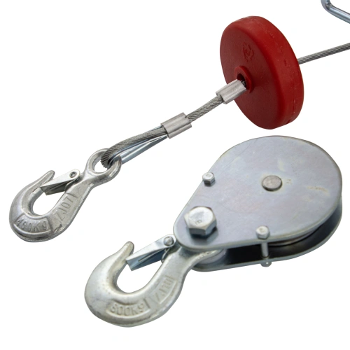 Тельфер электрический TF-800, 0.8 т, 1300 Вт, высота 12 м, 8 м/мин Denzel по ценам производителя в Казани с доставкой по всей России