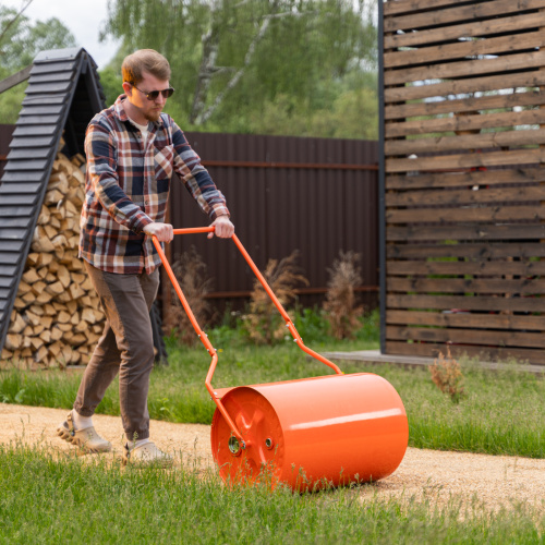 Каток газонный 70л, ручной, наливной, пробка-болт Сибртех по ценам производителя в Казани с доставкой по всей России