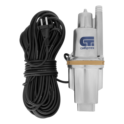 Вибрационный насос СВН300-25, верхний забор, 300 Вт, напор 75 м, 1200 л/ч, кабель 25 м Сибртех купить в Москве с доставкой по всей России | ProtosMarket.ru