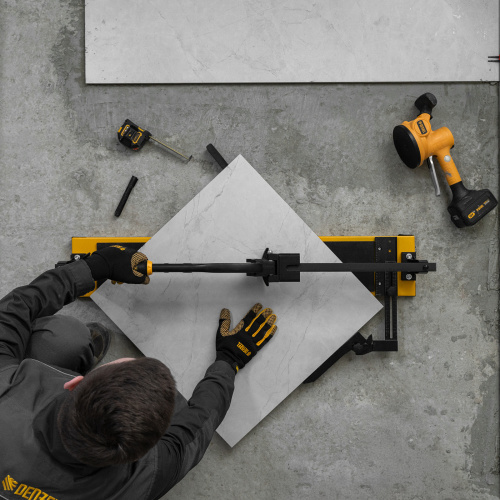 Плиткорез рельсовый 800х16мм, каретка на подш., стальная станина, усил. рукоятка-пенал Denzel по ценам производителя в Казани с доставкой по всей России