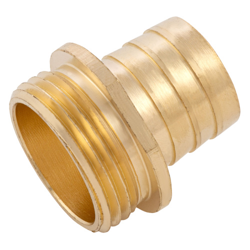 Штуцер для шланга 1" с наружной резьбой G1" Denzel по ценам производителя в Казани с доставкой по всей России