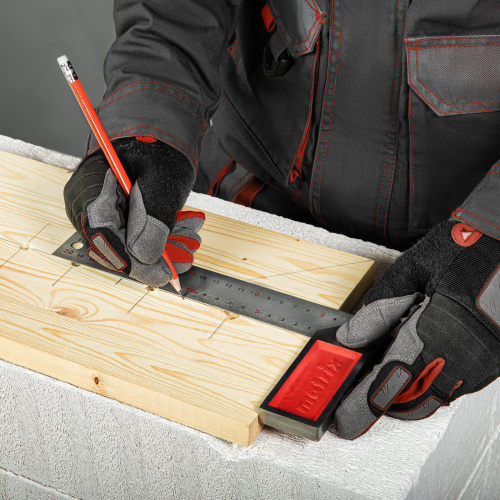 Угольник стальной, 250 мм, градуировка Matrix купить в Москве с доставкой по всей России | ProtosMarket.ru