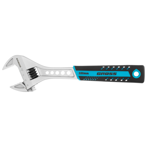 Ключ разводной, 250 мм, CrV, двухкомпонентная ручка Gross купить в Москве с доставкой по всей России | ProtosMarket.ru