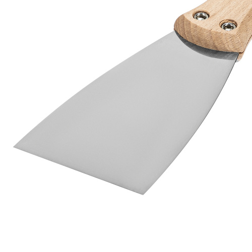 Шпательная лопатка из нержавеющей стали, 60 мм, буковая рукоятка, EFP Matrix купить в Москве с доставкой по всей России | ProtosMarket.ru