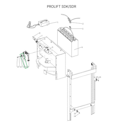Звуковой сигнал для штабелеров SDR 1533/1536/1545S/1645/1656/2036/2045, SDK по ценам производителя в Казани с доставкой по всей России