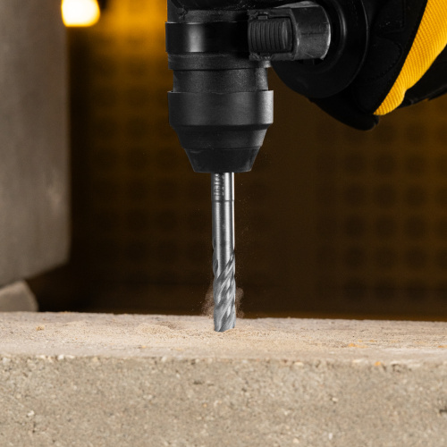 Бур по бетону, цельная крестовая пластина, 10x115 мм, SDS PLUS Denzel по ценам производителя в Казани с доставкой по всей России