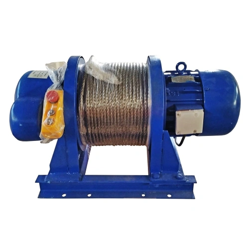 Лебедка электрическая 1000кг  70м с канатом 380В TOR KDJ PRO по ценам производителя в Казани с доставкой по всей России