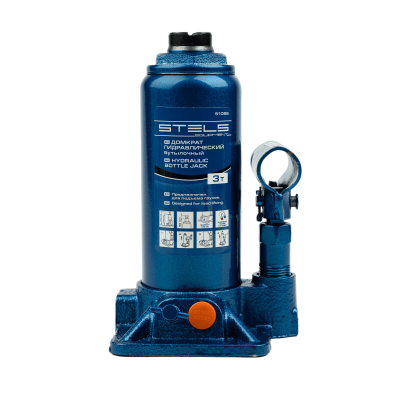 Домкрат гидравлический бутылочный, 3 т, H подъема 178-343 мм Stels купить в Москве с доставкой по всей России | ProtosMarket.ru