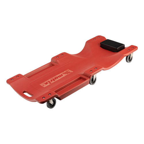 Лежак ремонтный на шести колесах, 1000 х 475 х 128 мм, пластиковый Matrix купить в Москве с доставкой по всей России | ProtosMarket.ru