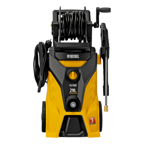 Моечная машина высокого давления R-210iD, 2600 Вт, 210 бар, 8.0 л/мин, асинхронный двигатель, барабан Denzel купить в Москве с доставкой по всей России | ProtosMarket.ru