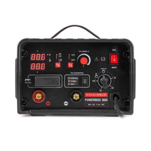 Инверторное пуско-зарядное устройство KVAZARRUS PowerBox 360i, таймер, цветная коробка купить в Москве с доставкой по всей России | ProtosMarket.ru