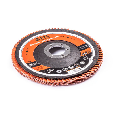 Круг лепестковый с керамическим абразивом для шлифования по нержавеющей стали FTL Everest 29 125 х 22,2 мм P60 по ценам производителя в Казани с доставкой по всей России