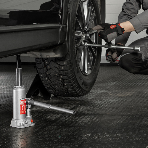 Домкрат гидравлический бутылочный, 3 т, высота подъема 194-372 мм Matrix купить в Москве с доставкой по всей России | ProtosMarket.ru