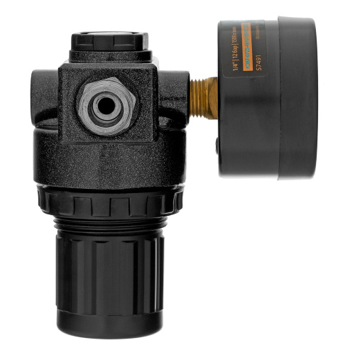 Регулятор давления с манометром R1500, 12 бар, 1/4" Denzel купить в Москве с доставкой по всей России | ProtosMarket.ru