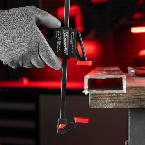 Струбцина универсальная, быстрозажимная, F-образная, 450 х 565 х 45 мм, пластиковый корпус Matrix купить в Москве с доставкой по всей России | ProtosMarket.ru