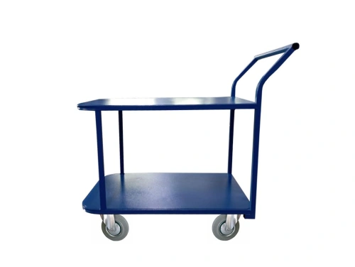 Тележка платформенная TOR ТП-2Я (600х900) 2х-ярусная (160мм) по ценам производителя в Казани с доставкой по всей России