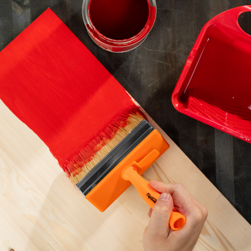 Кисть-ракля, 40х140 мм, натуральная щетина, пластмассовый корпус, пластмассовая ручка Sparta купить в Москве с доставкой по всей России | ProtosMarket.ru