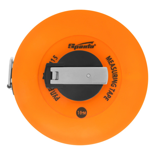 Рулетка геодезическая, 10 м х 12,5 мм, лента ПВХ, закрытый круглый корпус Sparta по ценам производителя в Казани с доставкой по всей России