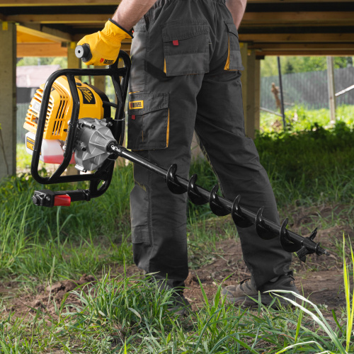 Мотобур DX-52, объем двигателя 52 см3, соединение 20 мм, без шнека Denzel купить в Москве с доставкой по всей России | ProtosMarket.ru