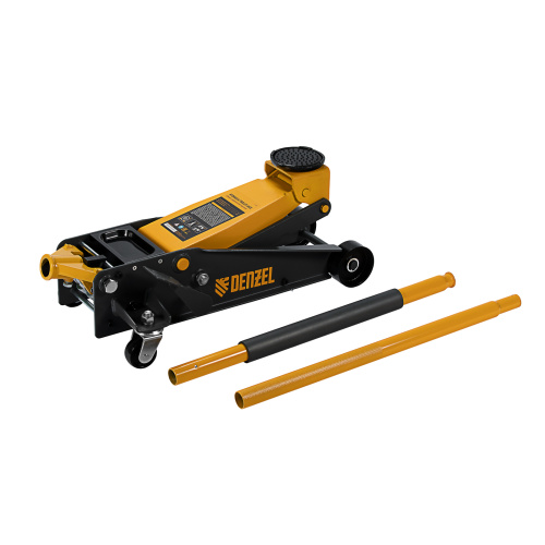 Домкрат гидравлический подкатной 3 т, с фиксатором, быстрый подъем, 135-480 мм, профессиональный Denzel купить в Москве с доставкой по всей России | ProtosMarket.ru
