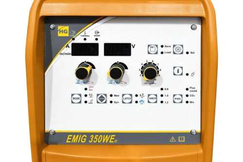 Сварочный полуавтомат HUGONG EMIG 350WE III (цифровой подающий) (без горелки и кабель-пакета) по ценам производителя в Казани с доставкой по всей России