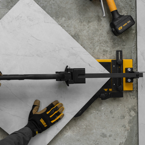 Плиткорез рельсовый 1200х16мм, каретка на подш., стальная станина, усил. рукоятка-пенал Denzel по ценам производителя в Казани с доставкой по всей России