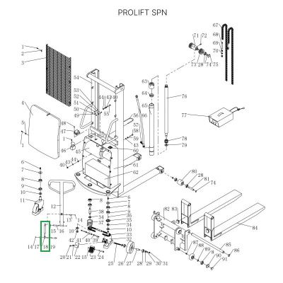 Амортизатор ручки для штабелеров SPN купить в Москве с доставкой по всей России | ProtosMarket.ru