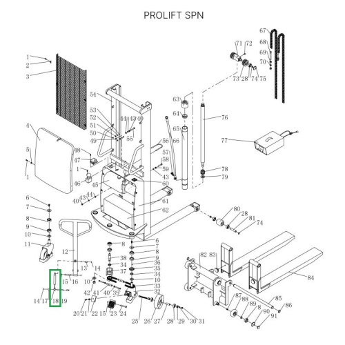 Амортизатор ручки для штабелеров SPN по ценам производителя в Казани с доставкой по всей России