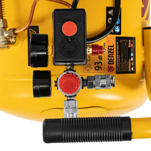 Компрессор воздушный прям. привод DCV1800/50, 1,8 кВт, 50 литров, 320 л/мин Denzel купить в Москве с доставкой по всей России | ProtosMarket.ru