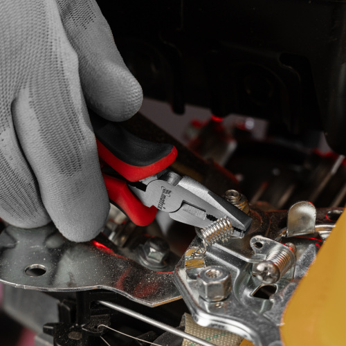 Плоскогубцы Mini, 130 мм, никелированные, авторазжим, двухкомпонентные рукоятки Matrix купить в Москве с доставкой по всей России | ProtosMarket.ru