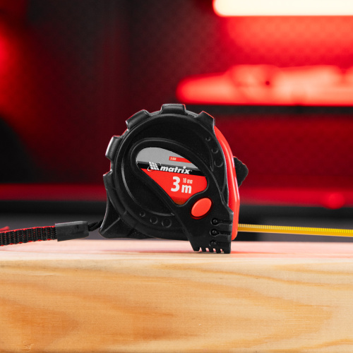 Рулетка Status Magnet 3 fixations,3 м х 16 мм,обрезиненный корпус,зацеп с магнитом Matrix по ценам производителя в Казани с доставкой по всей России