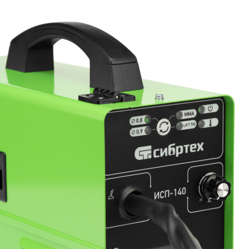 Аппарат инвертор. полуавтомат. сварки ИСП-140, 140 А, ПВ 60% Сибртех купить в Москве с доставкой по всей России | ProtosMarket.ru