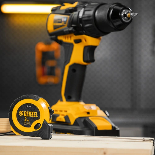 Рулетка 3м х 13мм, двухкомп. корпус, кнопка-пауза Denzel по ценам производителя в Казани с доставкой по всей России