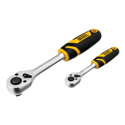 Набор инструментов, 1/2", 1/4", CrV, S2, пластиковый кейс, 82 предмета Denzel купить в Москве с доставкой по всей России | ProtosMarket.ru