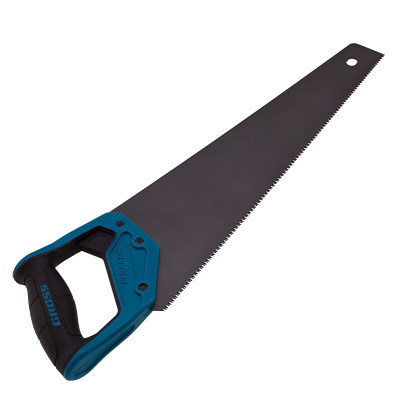 Ножовка по дереву "Piranha", 450 мм, 11-12 TPI, зуб-3D, каленый зуб, тефлоновое покрытие полотна, двухкомпонентная рукоятка Gross купить в Москве с доставкой по всей России | ProtosMarket.ru